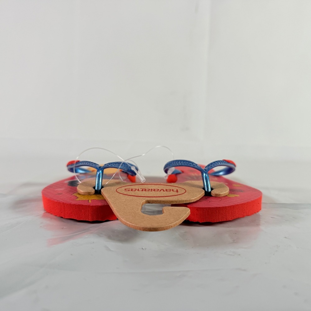 Havaianas Disney Princess Snow White Girls Toddler Flip Flops Red 9C NWT - Picture 3 of 7